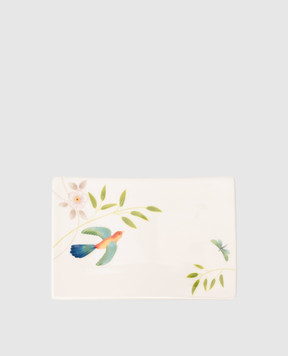 Geminiano Cozzi 1765 Біла прямокутна тарілка для закусок та солодощів Incanto di Primavera LGCMI29159064