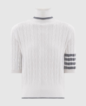 Thom Browne Топ цвета айвори из кашемира FKA532AY2022