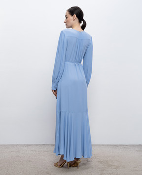 Twinset Блакитна сукня на запах 261TP2072