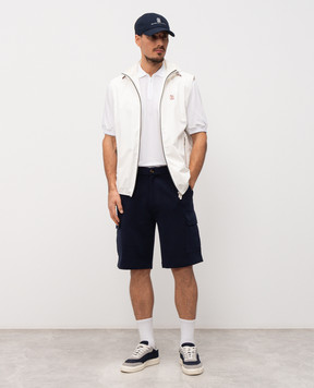 Brunello Cucinelli Сині шорти карго MM8313222G