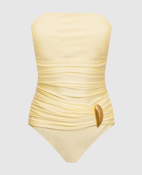 Simkhai Желтый купальник Lorena Shell 2269076SW