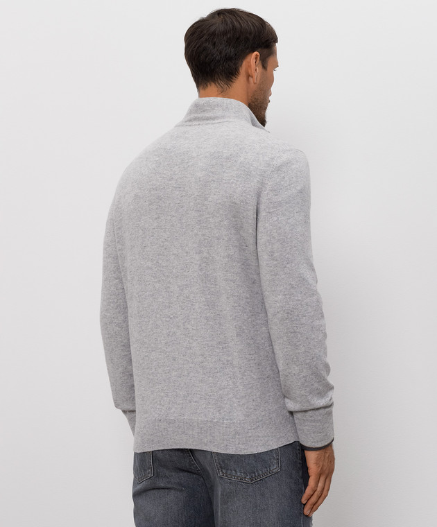 Brunello Cucinelli Серый джемпер M2200124 изображение 4
