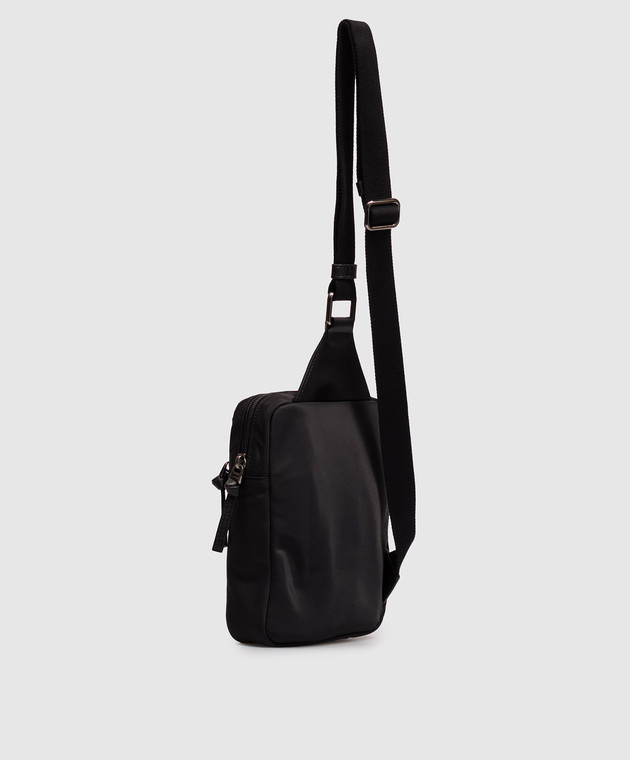 Dolce&Gabbana Детская черная сумка с фактурной монограммой EM0142A0567 изображение 3