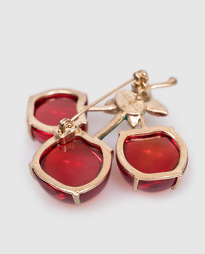 Max Mara Weekend Красная брошь ALEONE в форме ягод WKALEONE