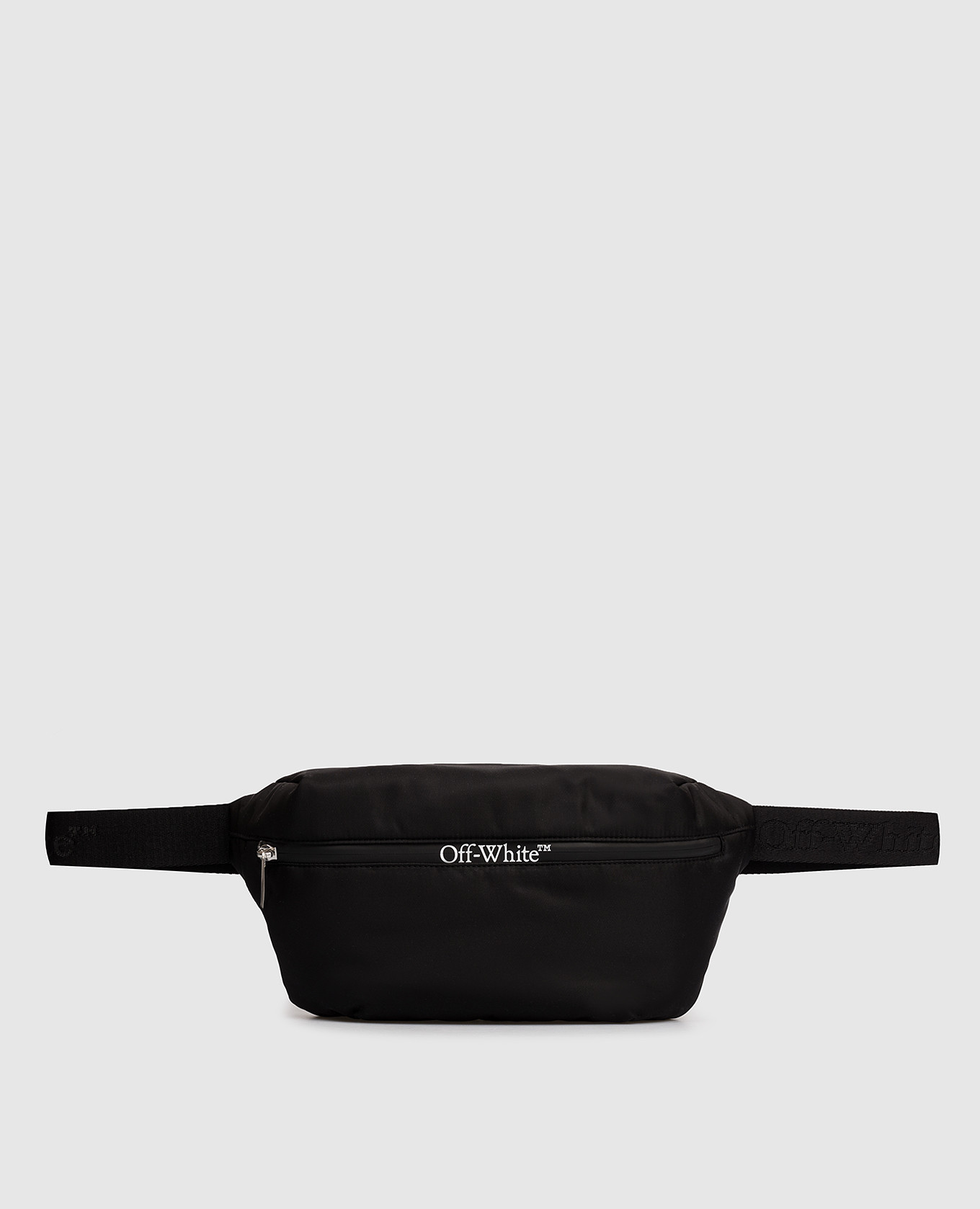Черная поясная сумка с логотипом