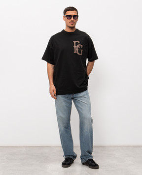 Fear of God Синие джинсы с эффектом потертости FG9M459906DNMMI