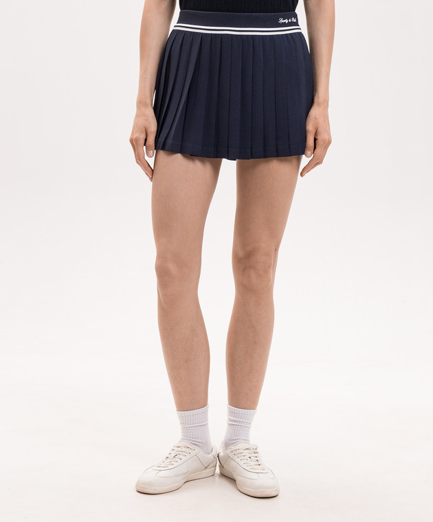 Sporty & Rich Синя спідниця-плісе Abigail SK01275326BL106 зображення 3