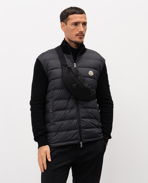 Moncler Черная поясная сумка Durance L109A5M00001M7755