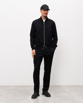 CAPOBIANCO Чорний спортивний костюм з пластиною логотипа 20M451BI0020M708BI00