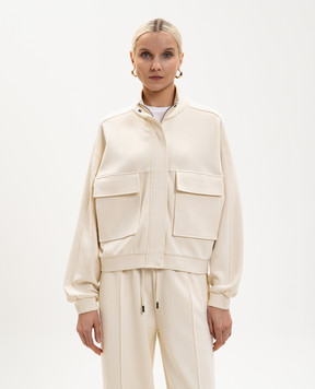 Woolrich Спортивна куртка кольору айворі CFWWSW2012FRUT5330