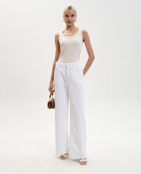 Fabiana Filippi Майка кольору айворі з ланцюжком JED266F602L896