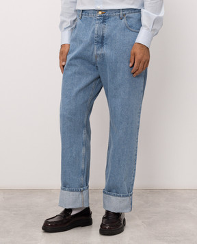 Thom Browne Голубые джинсы MTU345SF1215