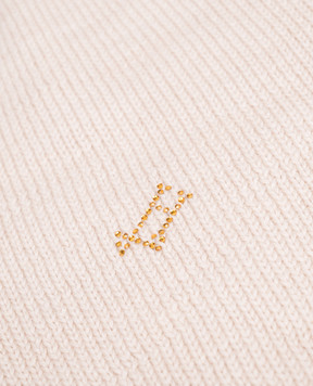 Herno Бежевая шапка из шерсти с логотипом BER00057D70166