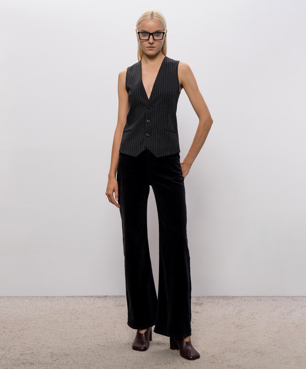 Maison Margiela MM6 Жилет с шерстью в полоску S62FB0089MTN199 изображение 2