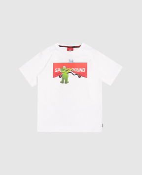 Sprayground Дитяча біла футболка Show the Shark SPY1420WHT