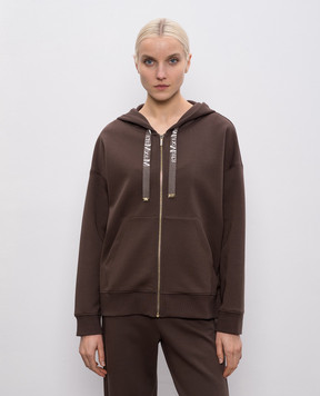 Max Mara Коричневая спортивная куртка JOUR SMMJOUR