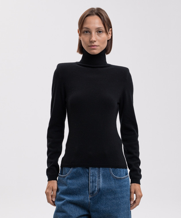 Allude Черный гольф из кашемира 26511195 изображение 3