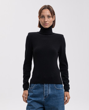 Allude Чорний гольф з кашеміру 26511195