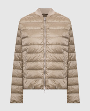 Peserico Пуховая куртка цвета хаки с цепочкой A241132200G