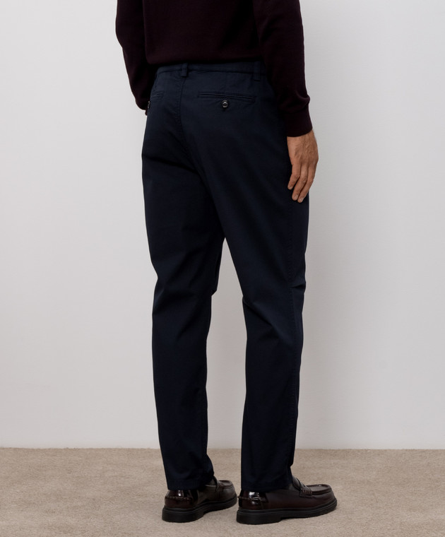 Brunello Cucinelli Синие брюки M289LS1050 изображение 4
