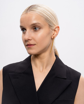 Saint Laurent Золотисті сережки CASSANDRE 803195Y1500