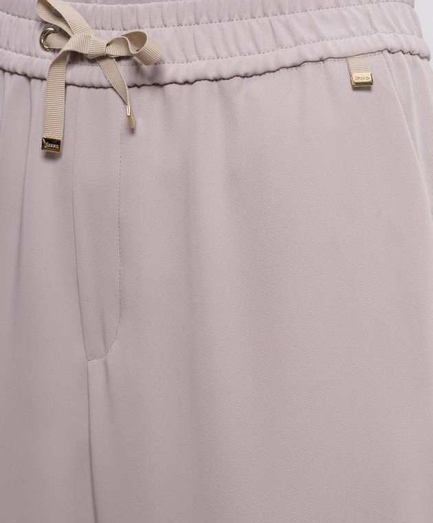 Herno Серые брюки прямого кроя PT000008D12875S изображение 5