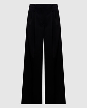 Max Mara Weekend Черные брюки DASTA с шерстью WKDASTA