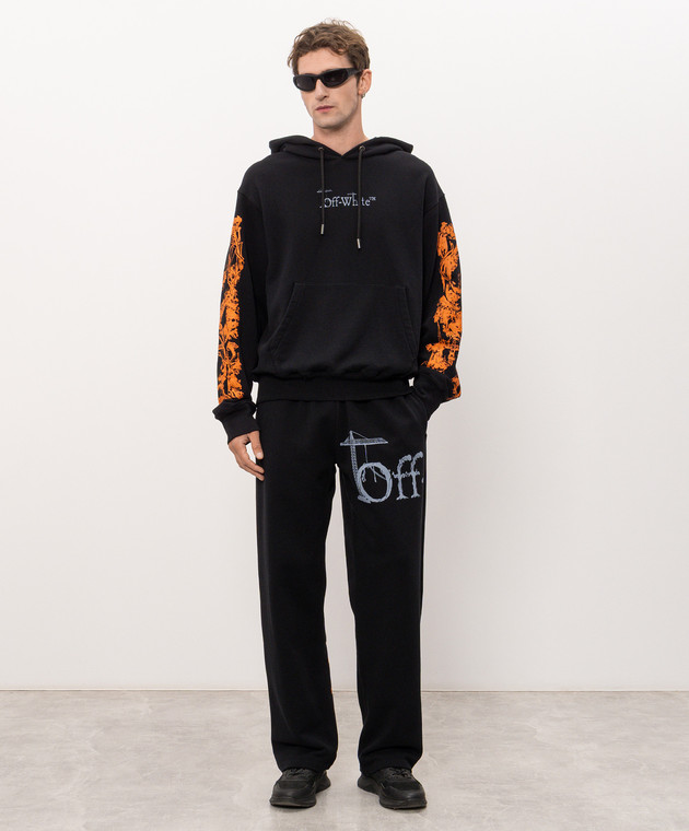Off-White Черные худи City Nature 44MBB12NF26F007 изображение 2