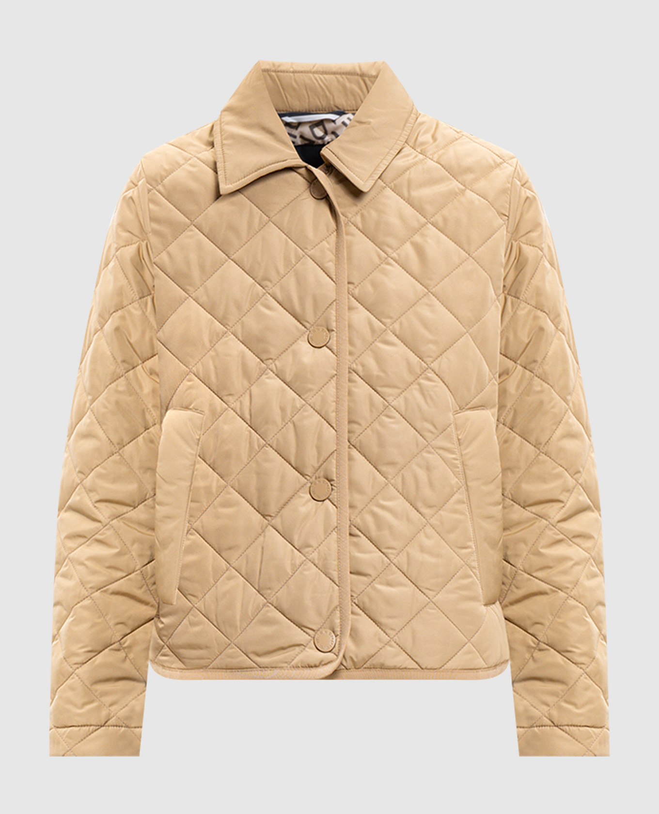 

Бежевая стеганная куртка WKDGELO, Бежевый, Куртки