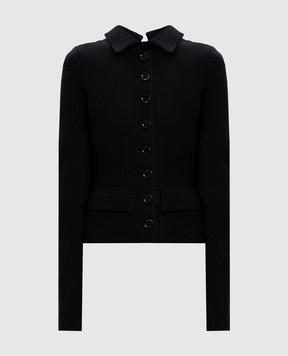 Dolce&Gabbana Черный жакет из шерсти F27LPTHU2BB