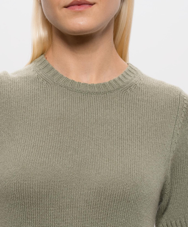 Allude Зелений топ з кашеміру 26511235 зображення 5