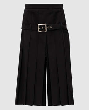 Ann Demeulemeester Черные кюлоты Jeppe из шерсти B0014459FA761