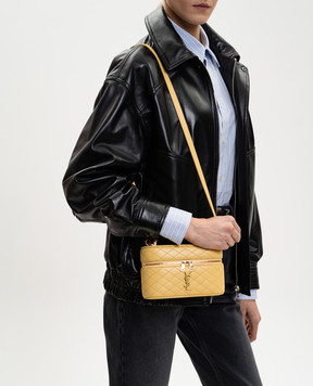 Saint Laurent Жовта шкіряна сумка GABY 7667311EL07