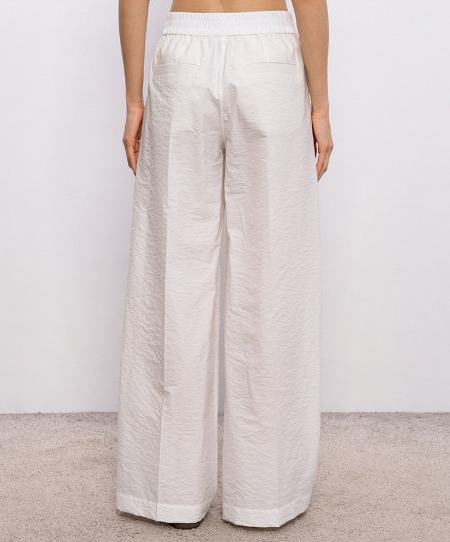 Brunello Cucinelli Білі штани M0F79P8721 зображення 4