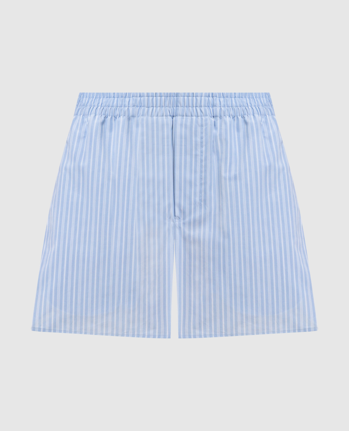 

Голубые шорты в полоску, Голубой, Шорты