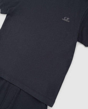 C.P. Company Дитячий синій костюм з принтом логотипа CMG005LAA1748