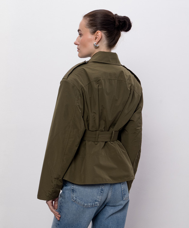 Alexander McQueen Куртка цвета хаки 875815QEAHY изображение 4