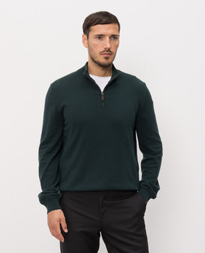 ISAIA Зеленый джемпер из кашемира MG8493YP003