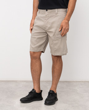 C.P. Company Серые шорты с льном MBE252A110658G