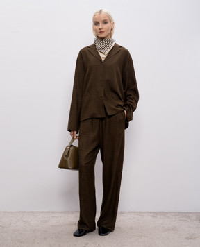 Toteme Коричневые брюки 241WRB1101FB0080