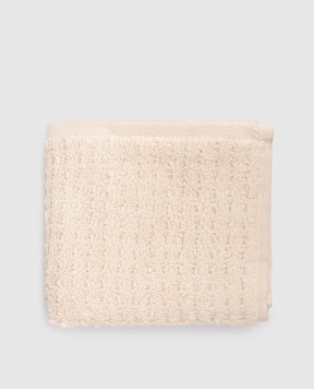 L'Appartement Махровий бежевий рушник Texture 30х40 TEXTURECOTTONWASHCLOTH