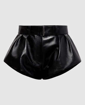 Magda Butrym Чорні шкіряні шорти LEATHER20SHORTS128426