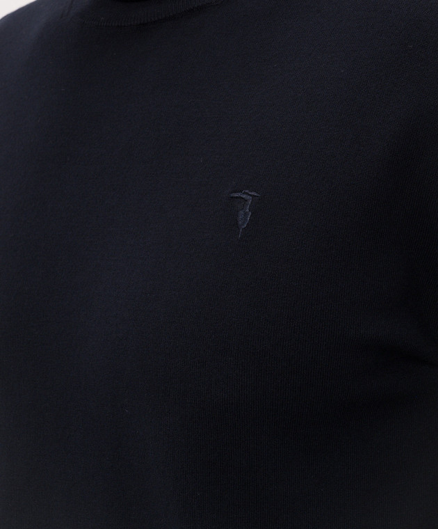 Trussardi Синій гольф M0178000019NMK602K01 зображення 5