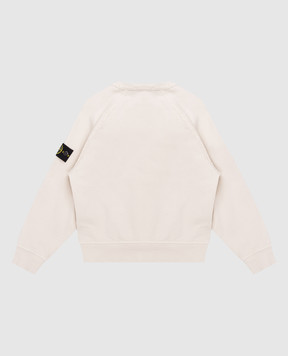 Stone Island Детский бежевый свитшот с логотипом L1S166100015S004014