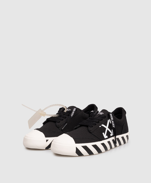 Off-White Черные кроссовки Vulcanized Undercut OWIA28QC99FAB001 изображение 2