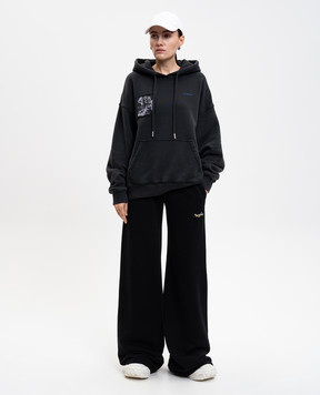 Off-White Серые худи Faded Painting 2BB06DF25FLE003