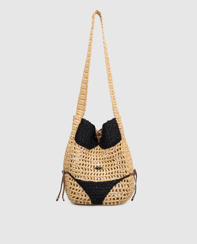 PUCCI Бежева плетена сумка Puccinella 6HBC356H026
