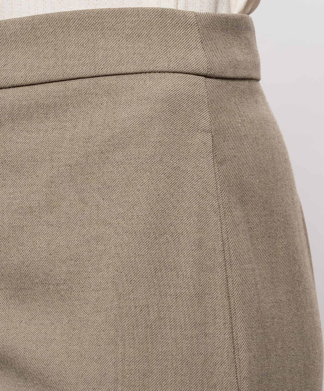 Twinset Штани кольору хакі з вовною 262TT2223 зображення 5