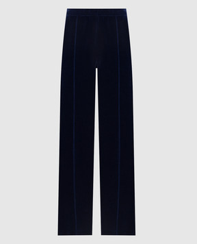Tom Ford Сині велюрові штани PAJ180JEX154