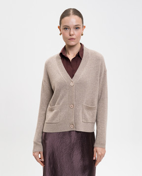 Max Mara Weekend Бежевий кардиган OMBRA з кашеміру OMBRA